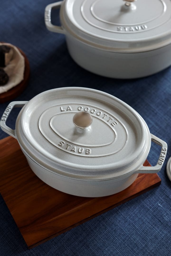 STAUB ホワイトトリュフ (カンパーニュ) ココット オーバル, 2.35 l STAUB | ストウブ