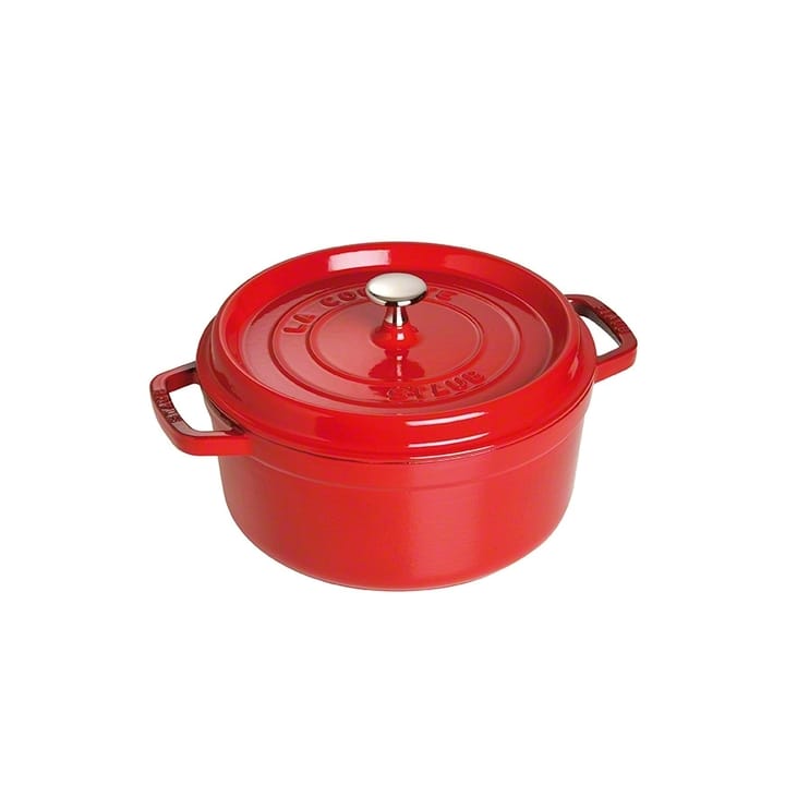 STAUB ラウンドココット デ��ィッシュ 24cm - red - STAUB | ストウブ