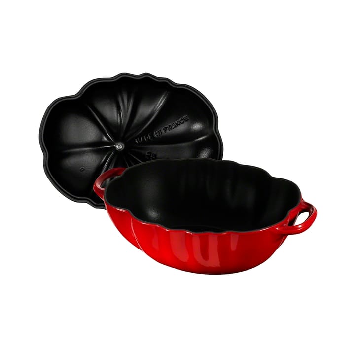 STAUB トマト ココット ディッシュ 25cm, red STAUB | ストウブ