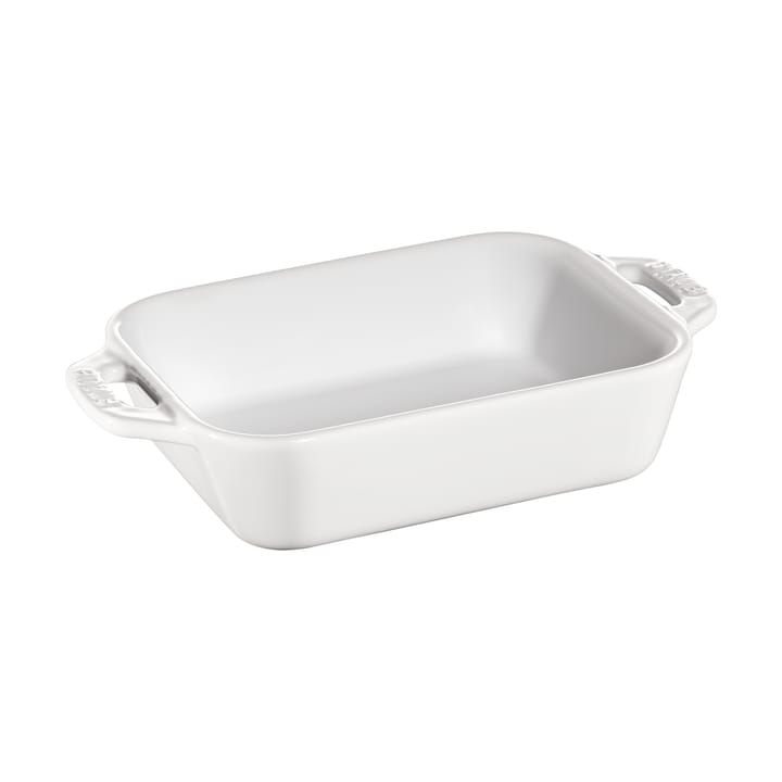 Staub 長方形オーブン皿 25x40 cm - White - STAUB | ストウブ