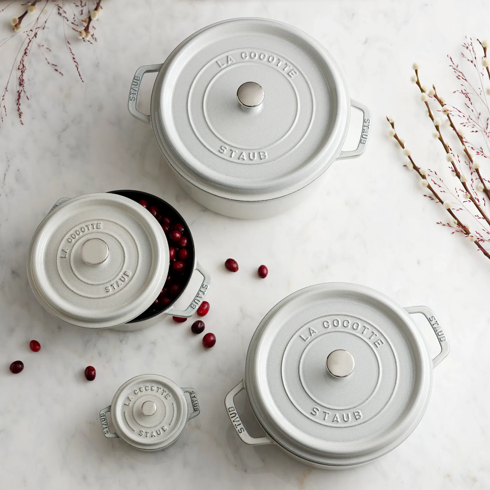 STAUB ホワイトトリュフ (カンパーニュ) ココット, 2.6 l STAUB | ストウブ