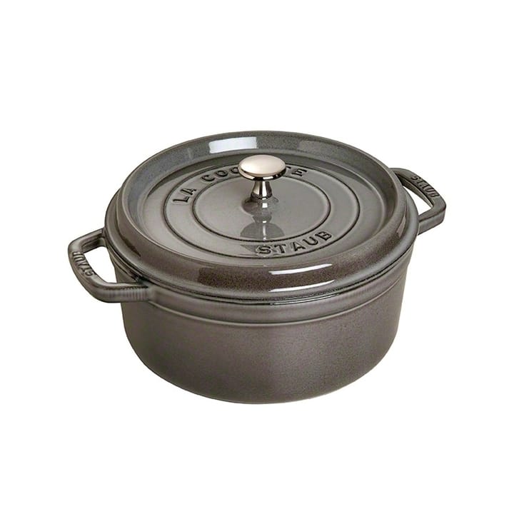 STAUB ラウンドココット ディッシュ 26cm - grey - STAUB | ストウブ