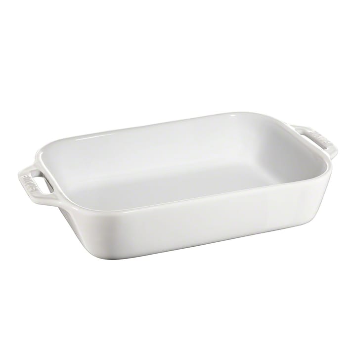 STAUB レクタンギュラー オーブンディッシュ 27 x 20 cm - white - STAUB | ストウブ