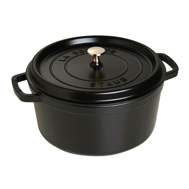 STAUB ��ラウンドココット ディッシュ 28cm - black - STAUB | ストウブ