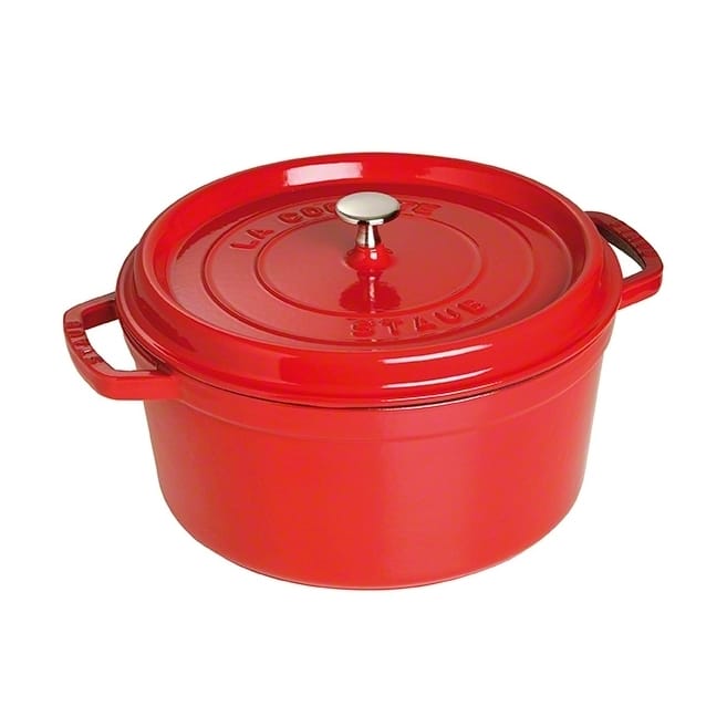 STAUB ラウンドココット ディッシュ 28cm - red - STAUB | ストウブ