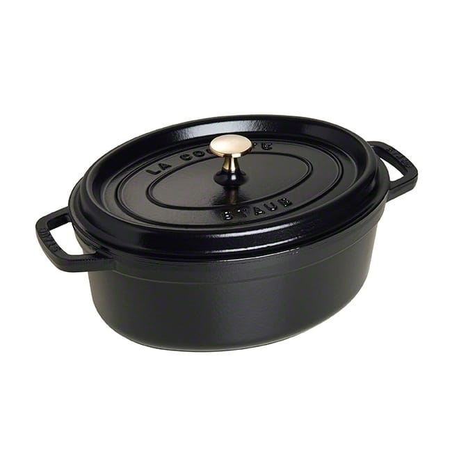 STAUB オーバル ココット ディッシュ 29cm - black - STAUB | ストウブ