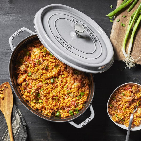 STAUB オーバル ココット ディッシュ 29cm, grey STAUB | ストウブ