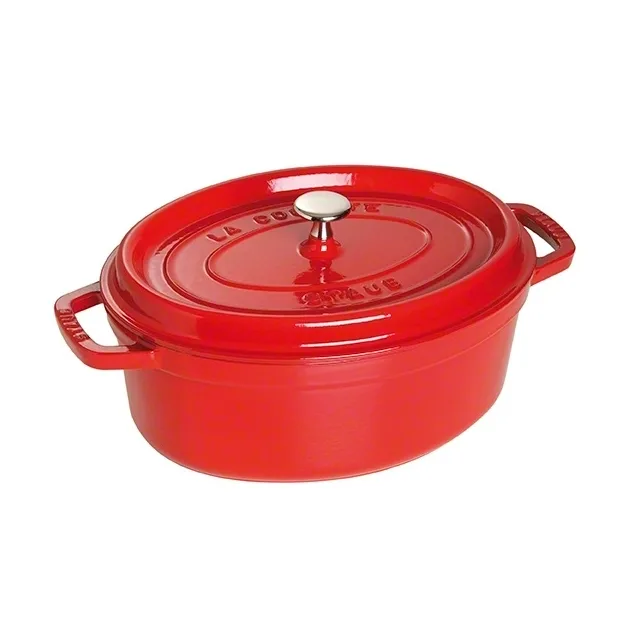 STAUB オーバル ココット ディッシュ 29cm, red STAUB | ストウブ