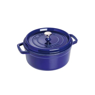 STAUB ラウンドココット ディッシュ. エナメル 3レイヤー  24cm - dark blue - STAUB | ストウブ