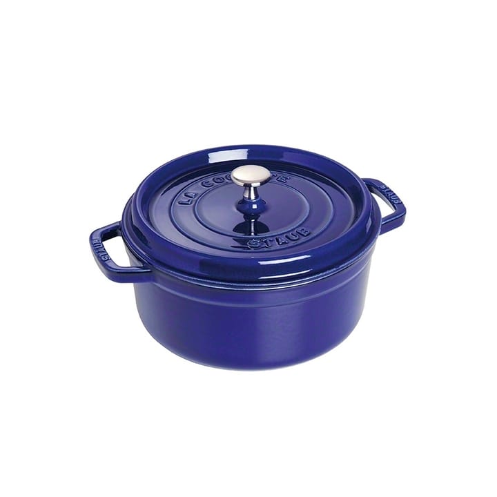 STAUB ラウンドココット ディッシュ. エナメル 3レイヤー  24cm - dark blue - STAUB | ストウブ