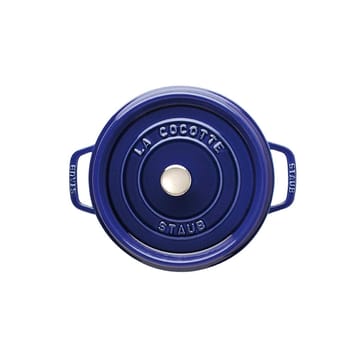 STAUB ラウンドココット ディッシュ. エナメル 3レイヤー  24cm - dark blue - STAUB | ストウブ