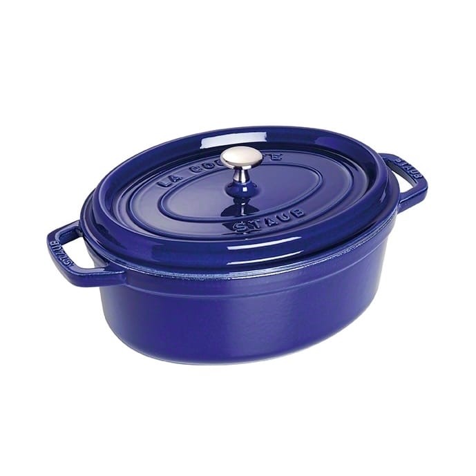 STAUB オーバル ココット ディッシュ. エナメル 3レイヤー 29cm - dark blue - STAUB | ストウブ