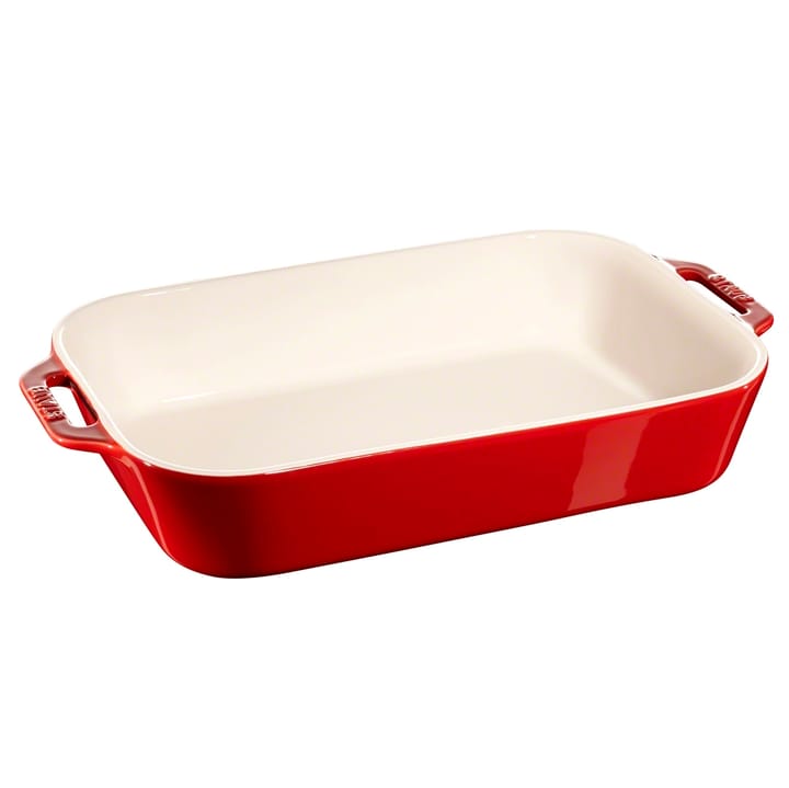 STAUB レクタンギュラー オーブンディッシュ 34 x 24 cm, red STAUB | ストウブ