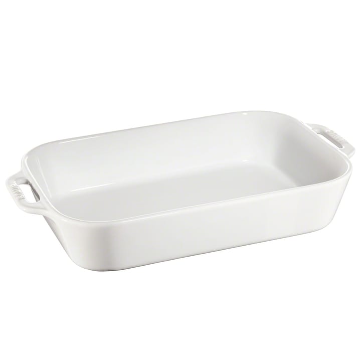 STAUB レクタンギュラー オーブンディッシュ 34 x 24 cm - white - STAUB | ストウブ