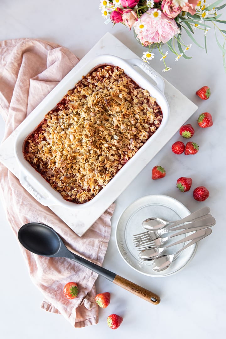 STAUB レクタンギュラー オーブンディッシュ 34 x 24 cm, white STAUB | ストウブ