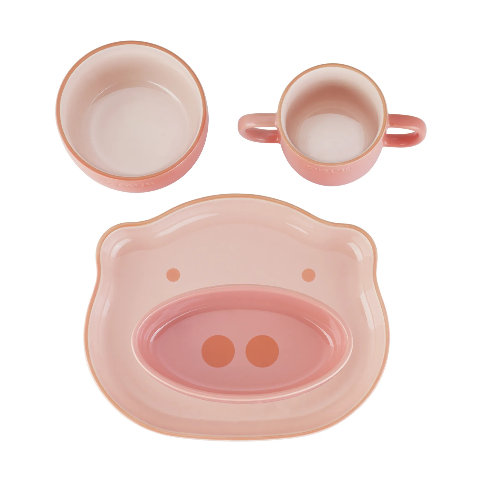 STAUB キッズ用ディナーウェア 4ピース, Pink STAUB | ストウブ