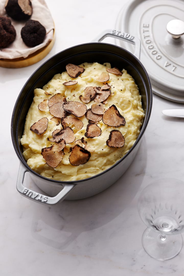 STAUB ホワイトトリュフ (カンパーニュ) ココット オーバル, 4.2 l STAUB | ストウブ