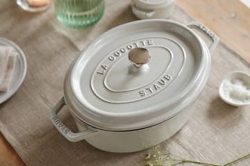 STAUB ホワイトトリュフ (カンパーニュ) ココット オーバル - 4.2 l - STAUB | ストウブ