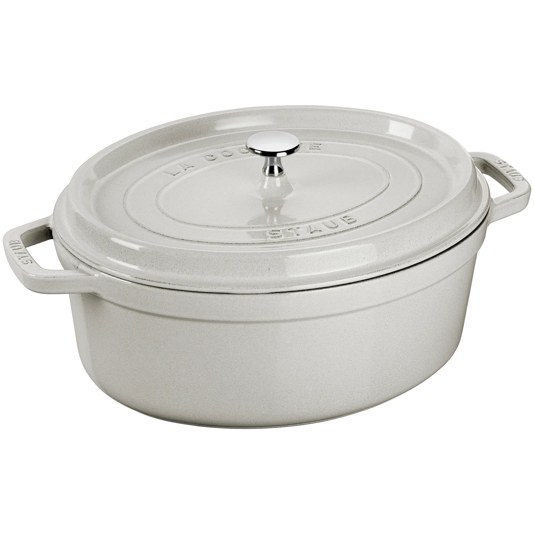 STAUB ホワイトトリュフ (カンパーニュ) ココット オーバル, 8 l STAUB | ストウブ