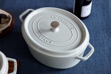 STAUB ホワイトトリュフ (カンパーニュ) ココット オーバル - 8 l - STAUB | ストウブ
