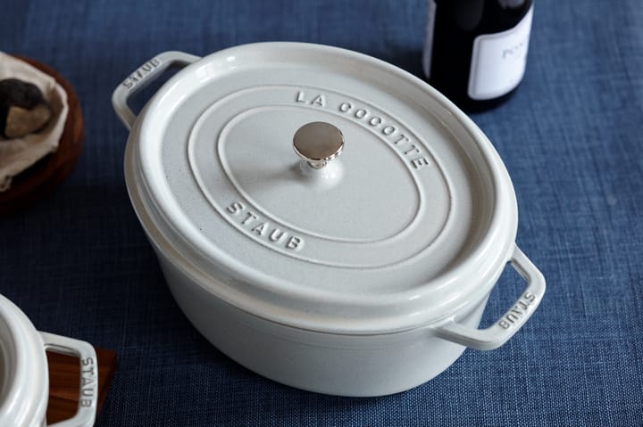 STAUB ホワイトトリュフ (カンパーニュ) ココット オーバル, 8 l STAUB | ストウブ