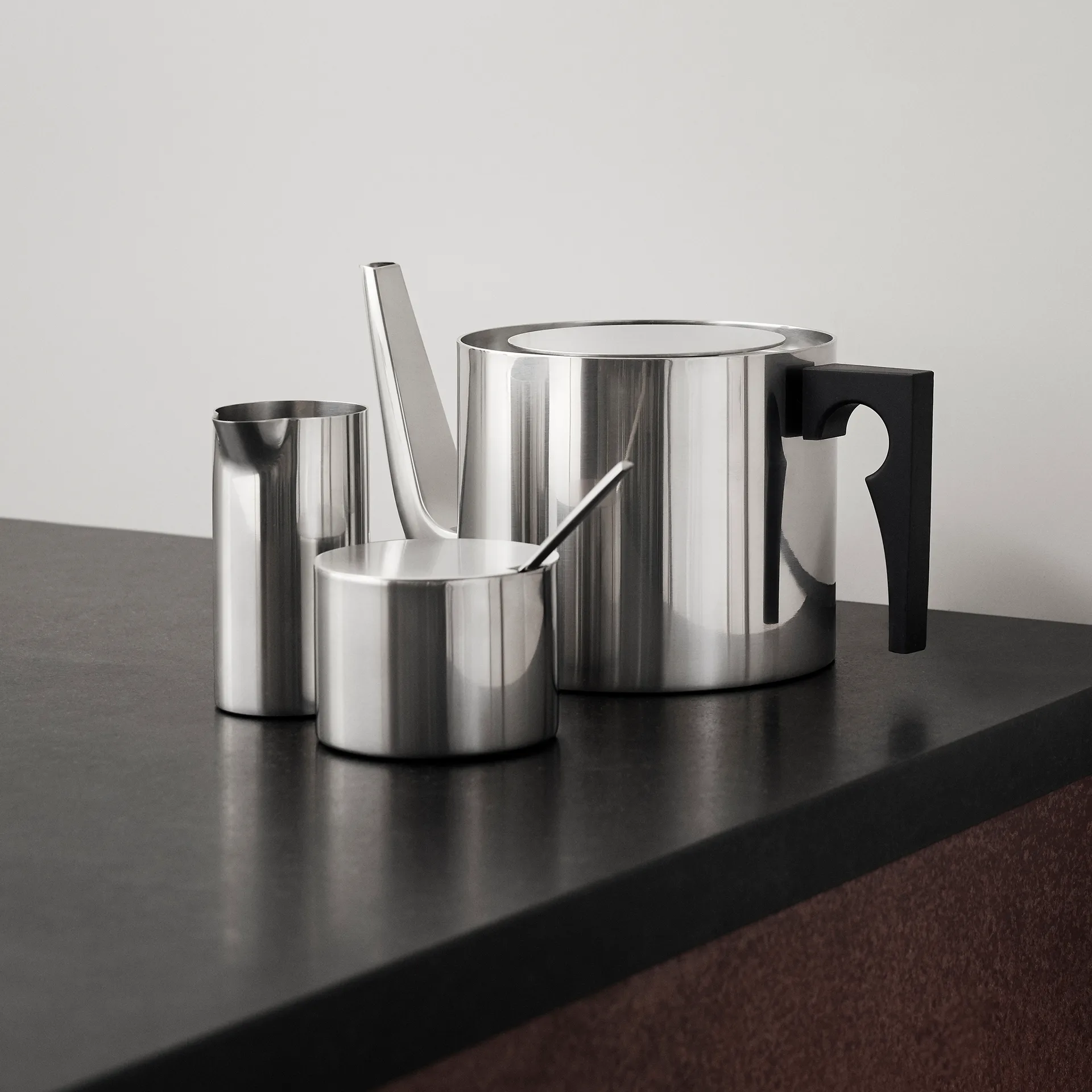 AJ シリンダーライン シュガーボウル, Stainless steel Stelton | ステルトン