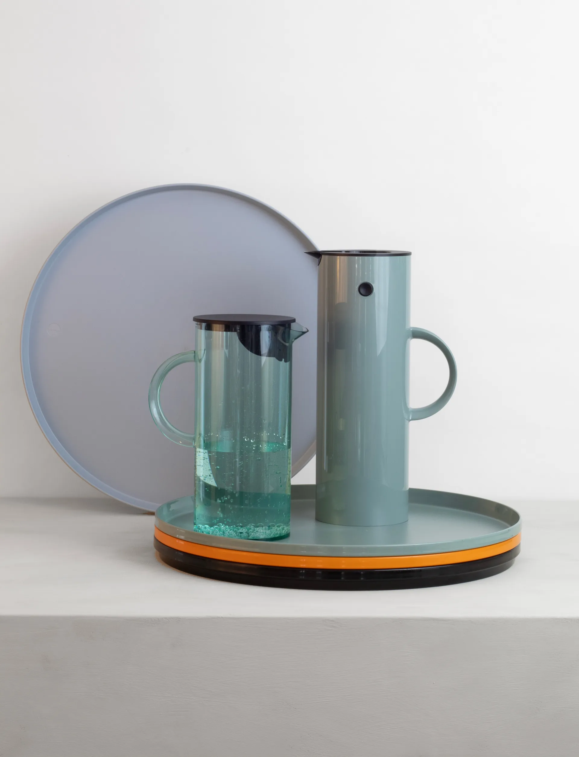 EM トレイ Ø 40cm, Dusty Green Stelton | ステルトン