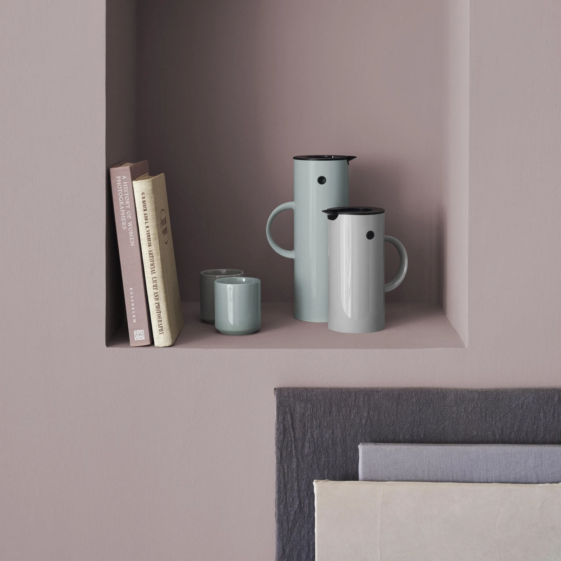 EM77 Stelton バキュームジャグ 1 L, dusty green Stelton | ステルトン
