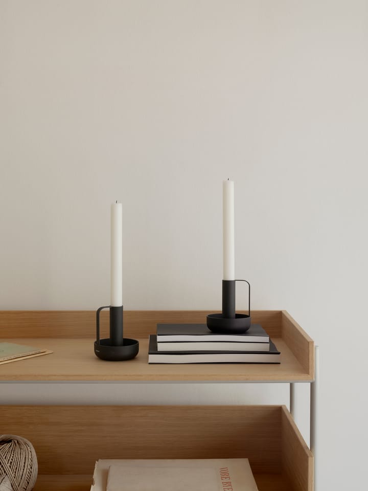 Ida キャンドルホルダー 10 cm, Black Stelton | ステルトン