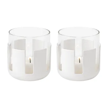 Luna キャンドルホルダー 2-pack - Soft white - Stelton | ステルトン