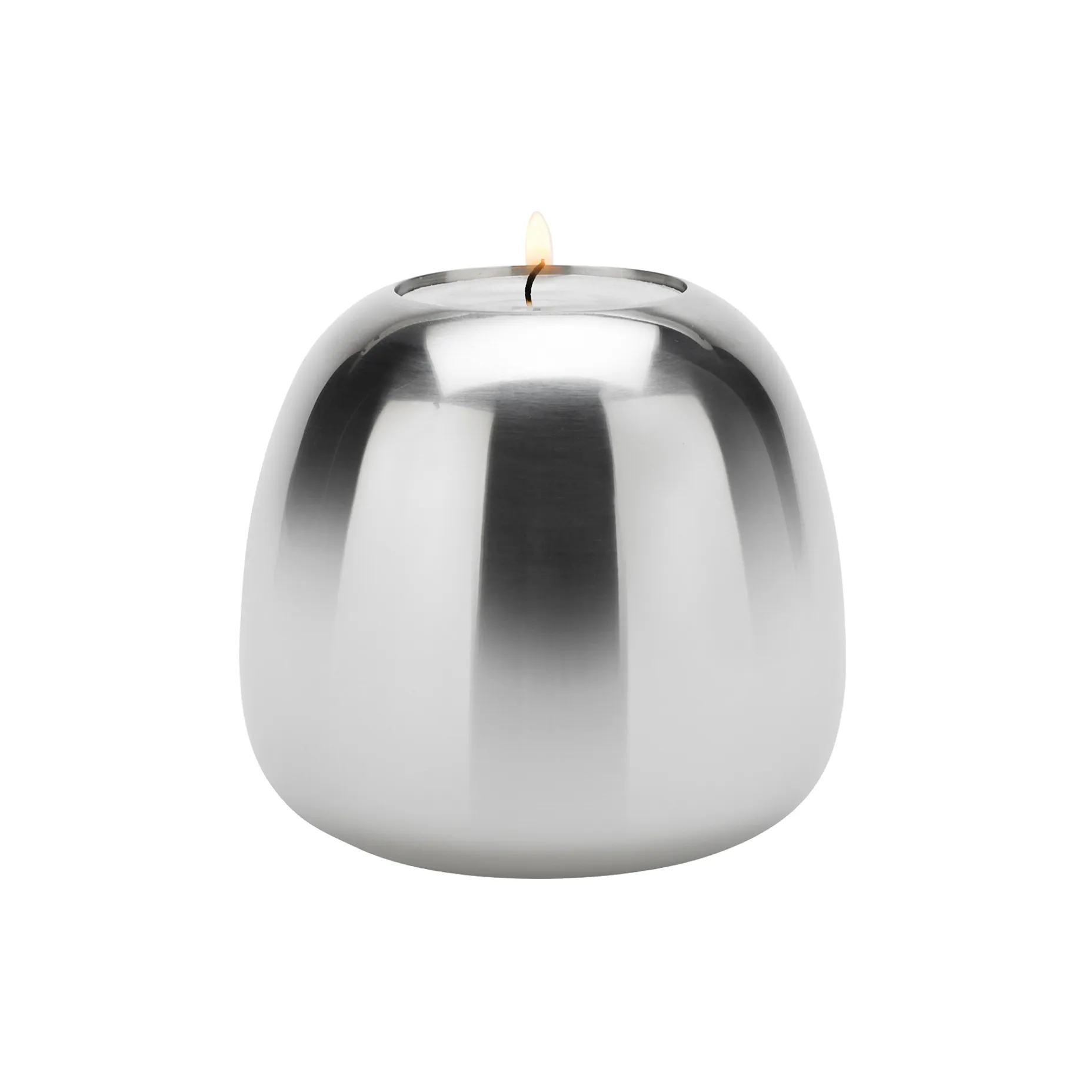 Ora キャンドルスティック ステンレススチール, large Stelton | ステルトン