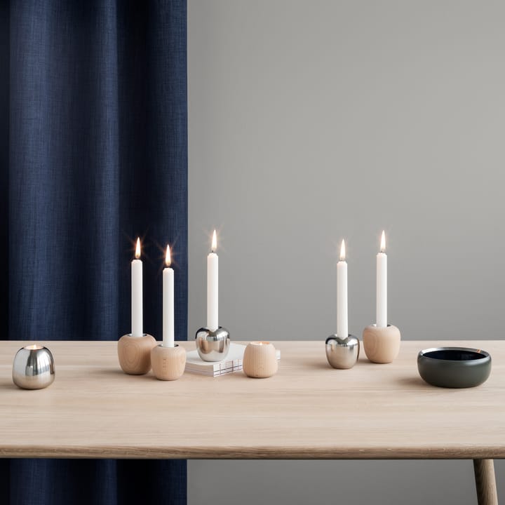 Ora キャンドルスティック ステンレススチール, large Stelton | ステルトン