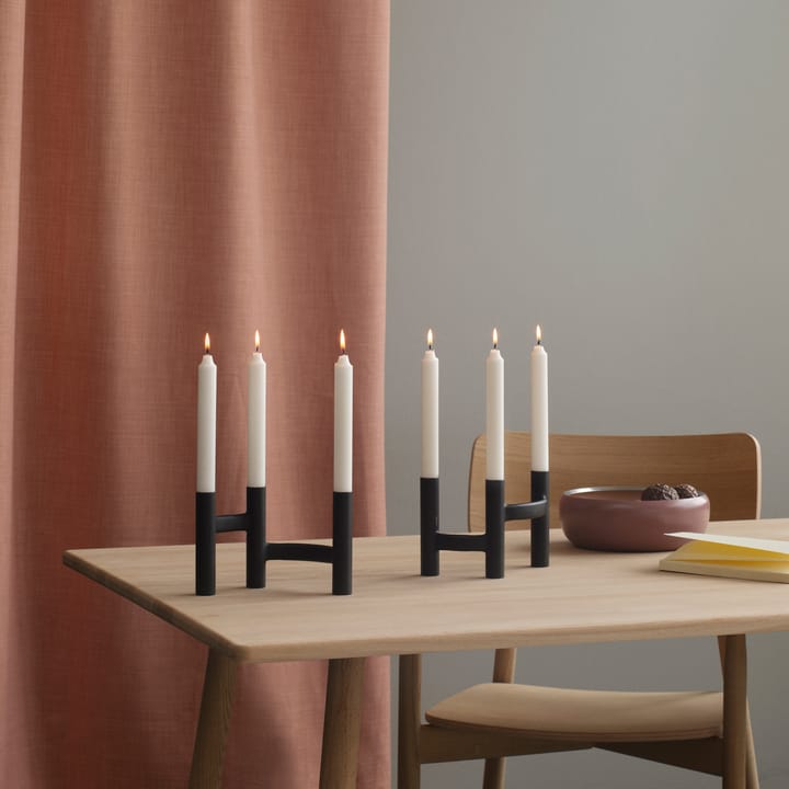 Ora three-armed キャンドル ホルダー, black Stelton | ステルトン