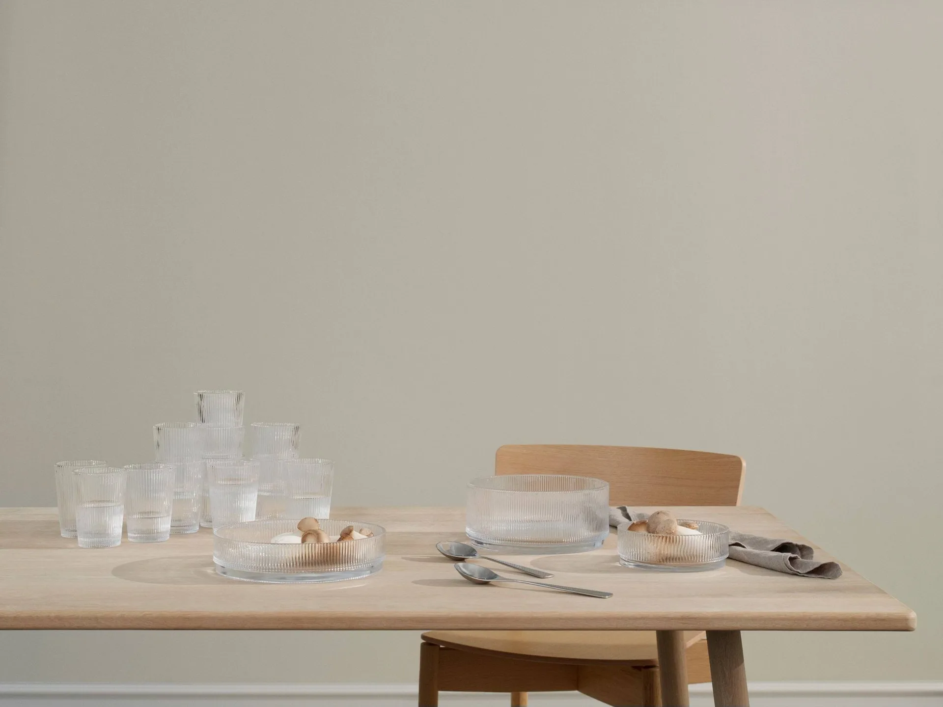 Pilastro サービングボウル Ø23 cm, Clear Stelton | ステルトン