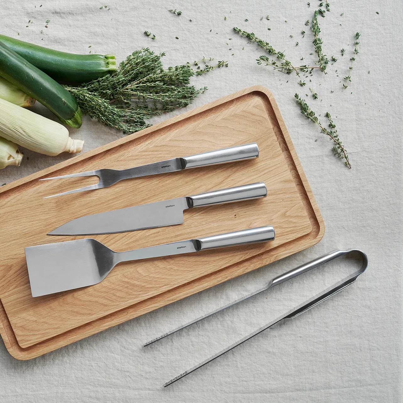 Sixtus grill tweezers, stainless steel Stelton | ステルトン