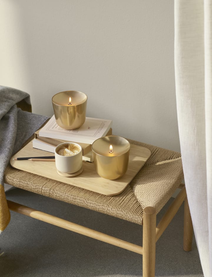 Solis オイルランプ Ø11.5 cm, Brass Stelton | ステルトン