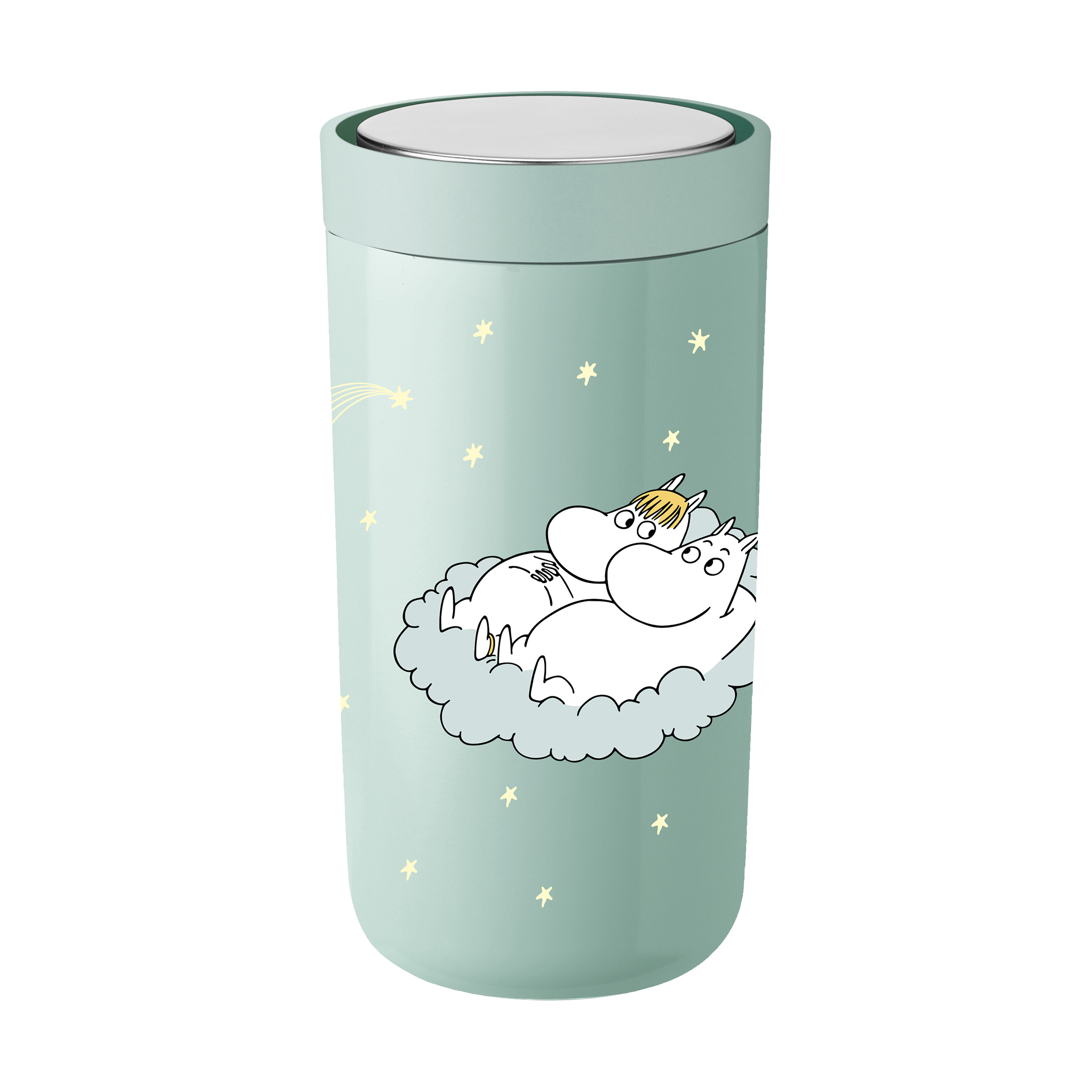 Moomin ストックマン 150周年限定 TIN 缶 & ティータオル セット Moomin Beloved Tin with Compartment | Martinex