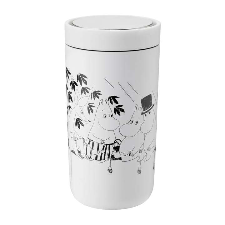 To Go Click ムーミン マグ 0.2 l - Soft white-black - Stelton | ステルトン