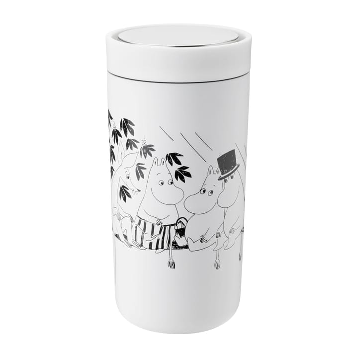 To Go Click ムーミン マグ 0.4 l - Soft white-black - Stelton | ステルトン