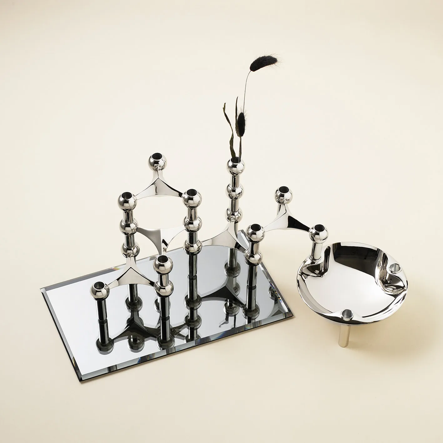 Nagel グラス base 長方形, smoked black STOFF | ストフ