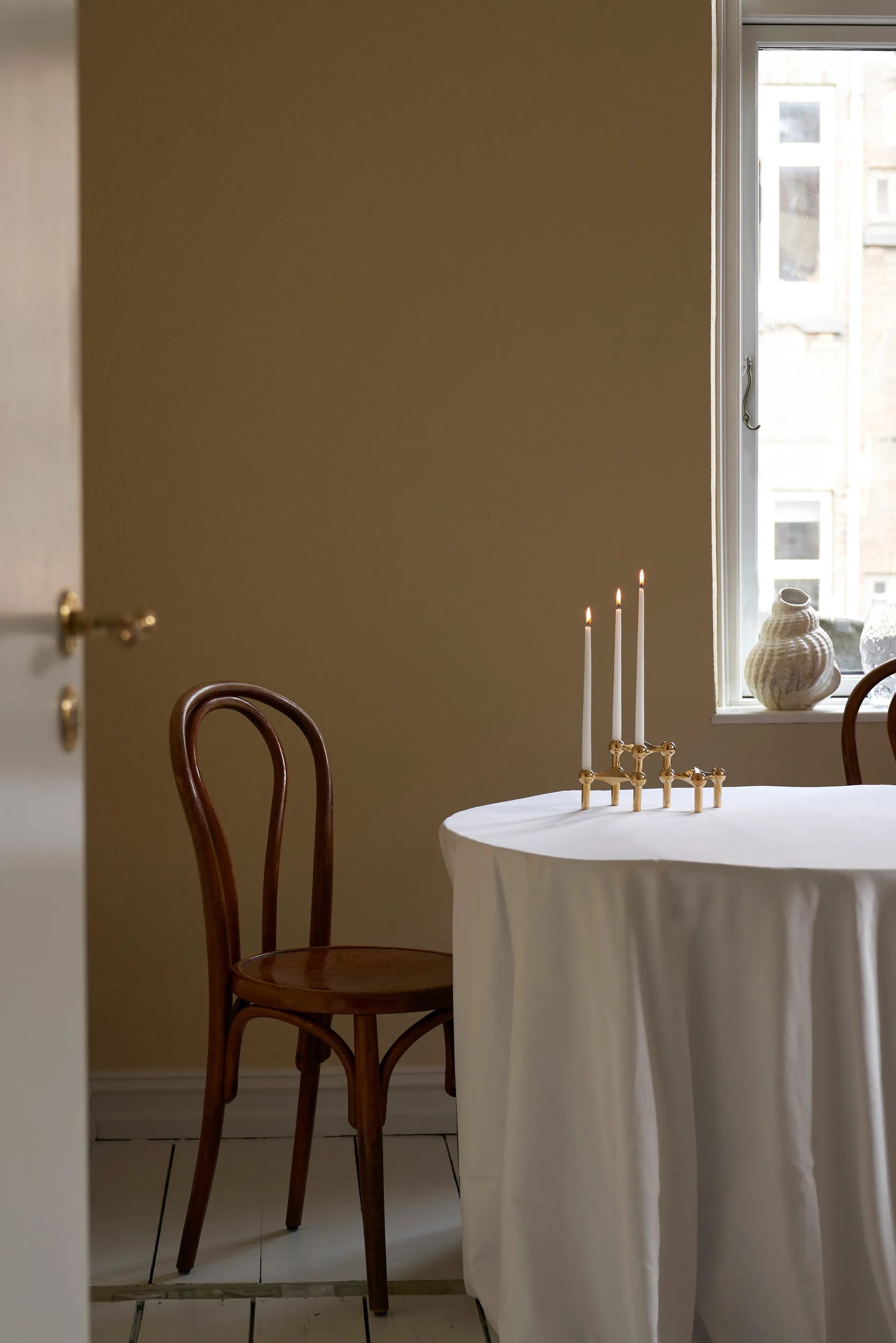 Nagel キャンドル ホルダー, brass STOFF | ストフ