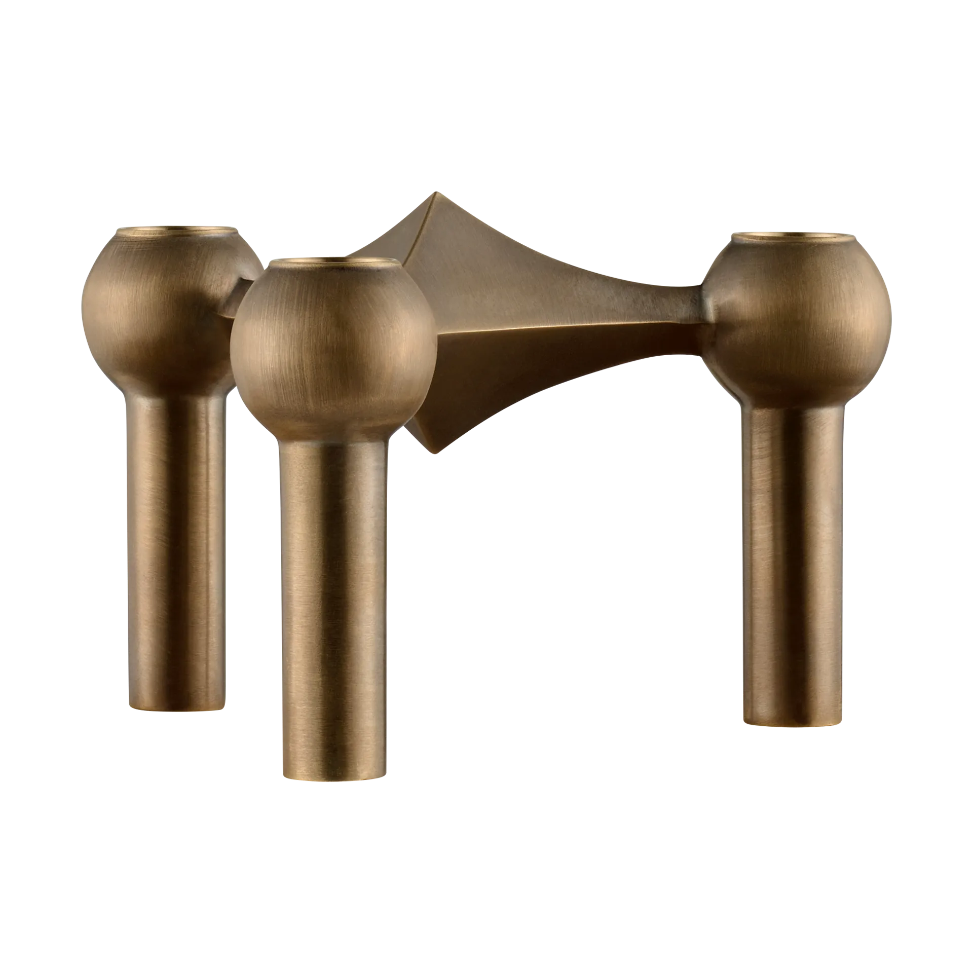 Nagel キャンドル ホルダー, Bronzed brass STOFF | ストフ