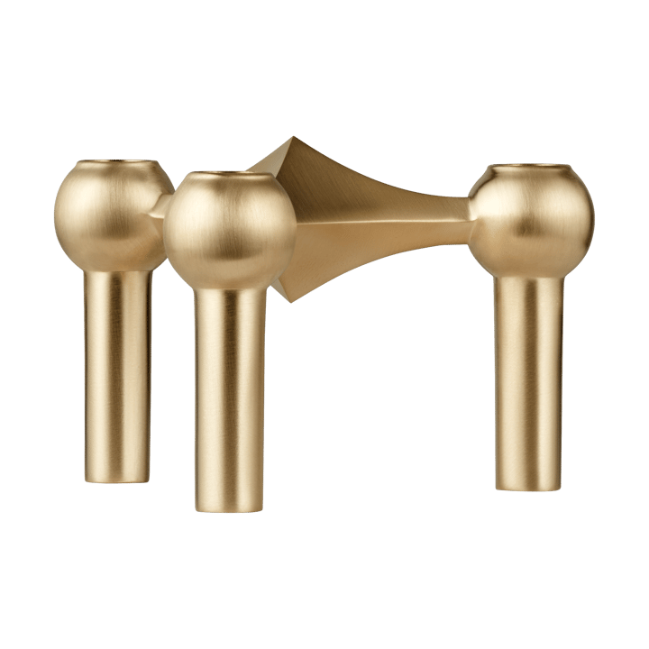 Nagel キャンドル ホルダ��ー - Brushed brass - STOFF | ストフ