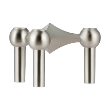 Nagel キャンドル ホルダー - Brushed chrome - STOFF | ストフ