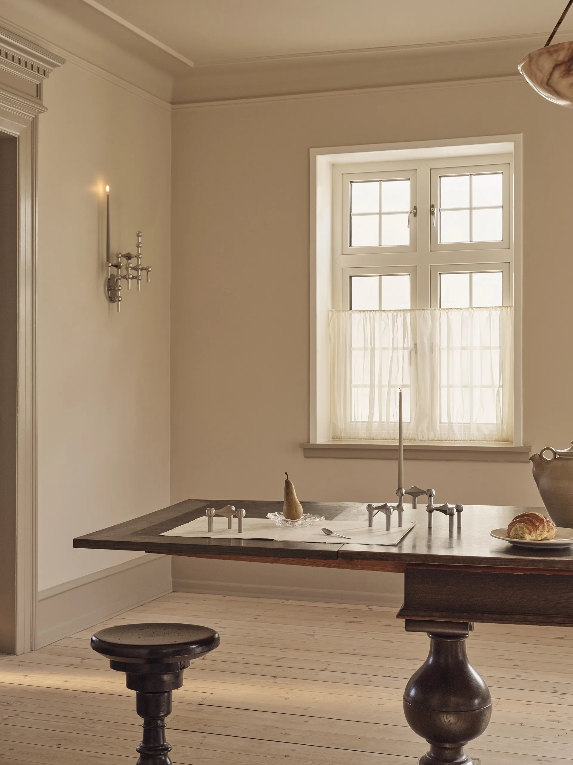 Nagel キャンドル ホルダー, Brushed chrome STOFF | ストフ