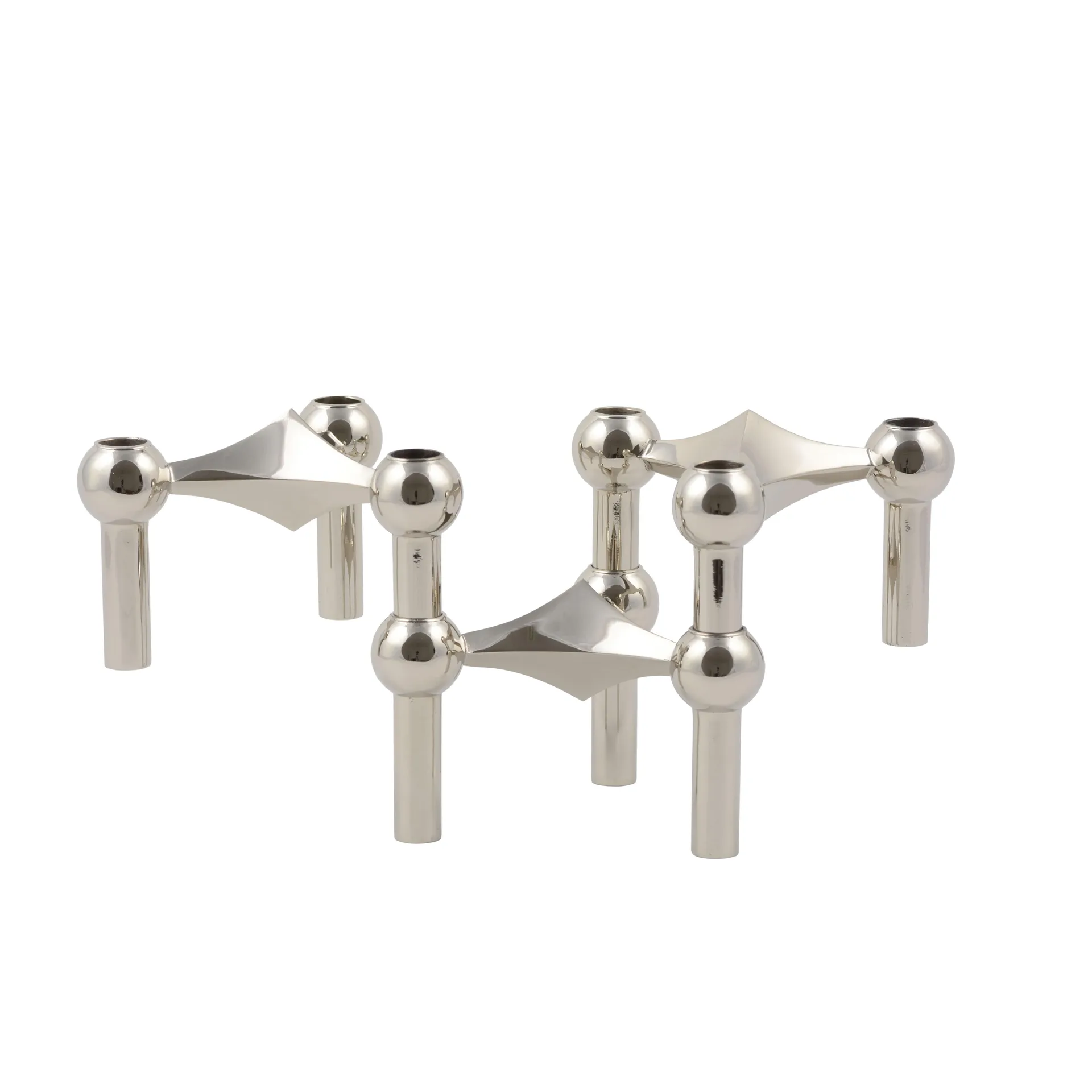 Nagel キャンドル ホルダー, chrome STOFF | ストフ