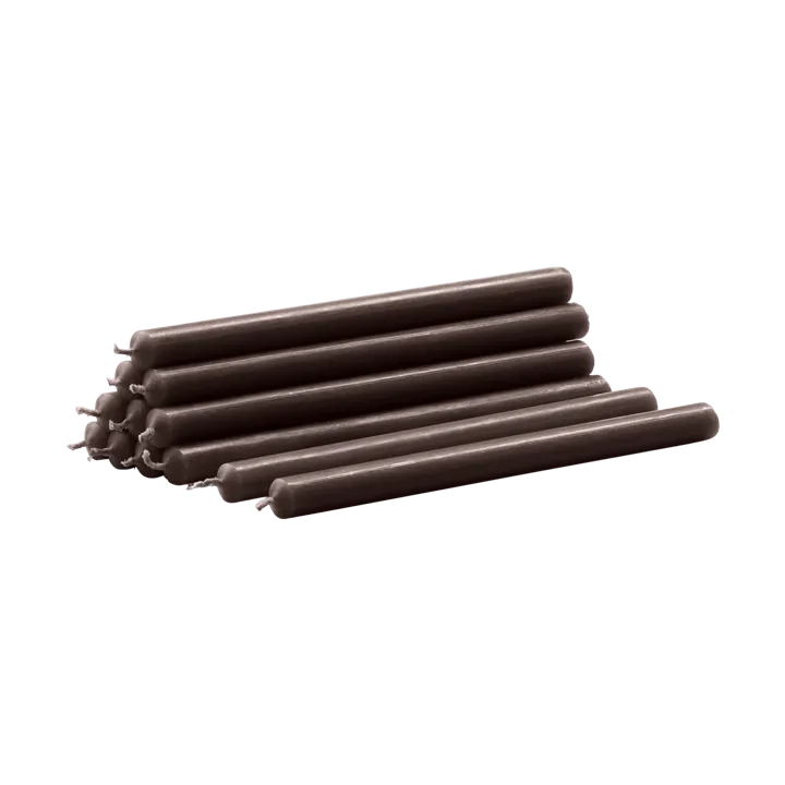 Nagel キャンドル 12本セット - Hazelnut - STOFF Nagel