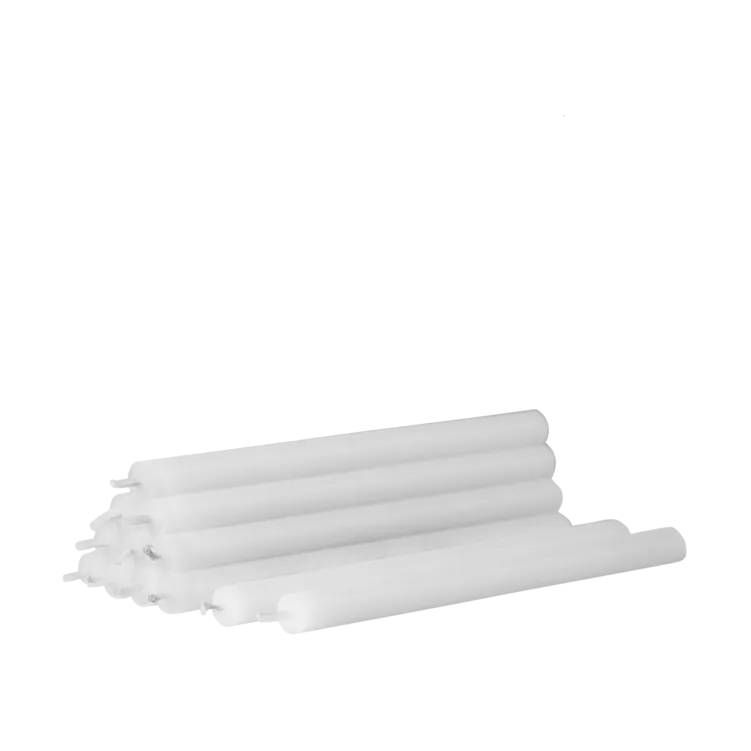 Nagel キャンドル 12本セット, white STOFF Nagel