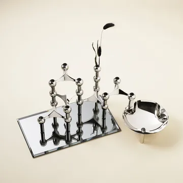 Nagel グラス base 長方形 - smoked black - STOFF Nagel