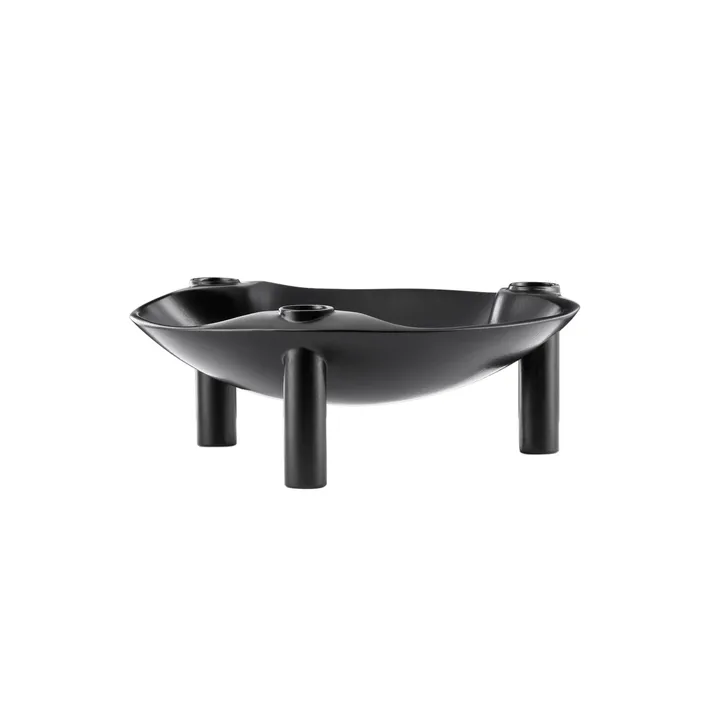 Nagel ボウル - Black, Ø13,8x5,6 cm - STOFF Nagel